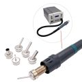 6Pcs Quick 861DW Hot Air Station Resisting Nozzles 3/4/6/8/10/12mm Nozzle Sleeve for  Microscope Soldering Repair. 