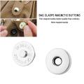 ERA 20pcs Bag Purse Clasps Magnetic Buttons Snaps Fasteners Handbag Craft Sewing Leather Coat Buttons Bag Parts Accessories. 