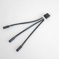 Motherboard Extension Power SW HDD LED + - Cable Double 6Pin Start Switch Cable Male Female Jumper Non-intel Front Panel Header. 