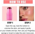 Milk Jelly Blush Makeup Lip Tint, Milk Jelly Tint, Jelly Blush Stick, 1 & 4Pcs Pack Available Pack Cooling Water Tint, Sheer Lip & Cheek Stain - Buildable Watercolor Finish. 