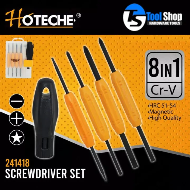 Hoteche%208-in-1%20Screwdriver%20Set%20HRC%20Black%20Finished%20-%20Image%203