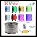 Shizi 15 Meter to 100 Meter - LED Strip Light Color Changing Remote Control Rgb 5050 Model - 16 Color LED Strip with Adapter and Remote - 15 Meter/20 Meter/50 Meter /100 Meter. 