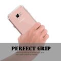 Samsung Galaxy A5 2017/ A5 Prime Transparent 6D Crystal silicone Bumper case antiShock corner Clear back cover. 