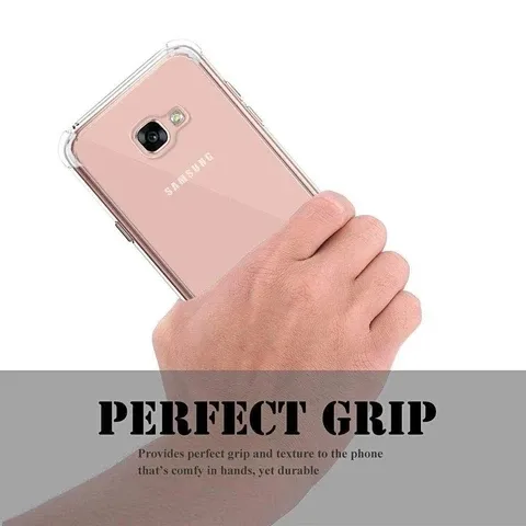 Samsung%20Galaxy%20A5%202017/%20A5%20Prime%20Transparent%206D%20Crystal%20silicone%20Bumper%20case%20antiShock%20corner%20Clear%20back%20cover%20-%20Image%205