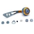 CAMEKOON Aluminum Alloy Handle Strong Durable Single Fishing Reel Rocker for Baitcasting Reel Fishing Tackle-aurum. 