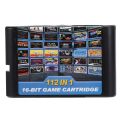 112 in 1 Game Cartridge 16 Bit Game Cartridge for Sega Megadrive Genesis Game Cartridge for PAL and NTSC. 