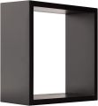 HRJ Mart Black, Floating Square Wall Shelves Nested Cubes, Set of 3, 9 by 9, 3. 
