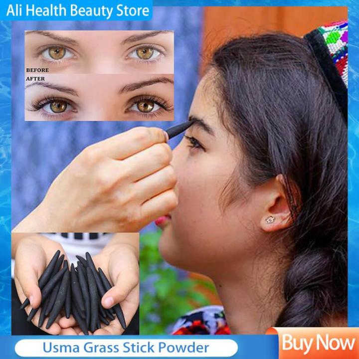 1pc Usma Grass Stick Powder Growth Hairline Mascara Usman Black Hair Thick Hair To Promote Eyebrow Growth Stick