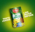 Pineapple Juice, 100% Fruit Juice with Added Vitamin C, 1.36 liter. 