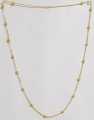 Elegant Gold Plated Indian Ball Chain For Women Fashion Jewellery. 