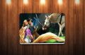Rapunzel, Flynn Rider  laptop Skin Sticker Cover Art Decal Protector. 