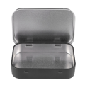 10 Pcs 95X60X21mm Black Tin Box Black Metal Box with Matte Candy Box Small Box. 