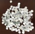Set of 400 Pcs Small Round Glass Crafts, Real Glass Mirror Mosaic Tiles (1x1cm). 