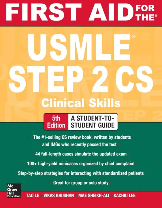 First Aid for the USMLE Step 2 CS Clinical Skills 5th Edition | Daraz.pk
