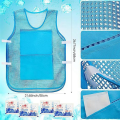 Cooling Vest Summer Cooling Clothes Ice Vest Cool Sunstroke Protective Clothes Reusable Ice Vest for Running. 