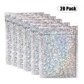 Shipping Bag Self Seal Padded Envelopes Package Packing Bags for Retailers 20Pcs Holographic Poly Bubble Mailers Mail Bags Jewelry. 