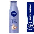 NIVEA Shea Smooth Body Lotion, Shea Butter, Dry Skin, 250ml. 