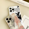 Jizetin for iPhone 12 Pro Back Cover Coconut Forest By The Sea Luxury Slim Hard Crashproof Mobile Phone Case For Boys Girls. 