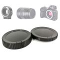 Rear Lens Cover + Camera Front Body Cap for Nikon Z7 Z6 Z5 Z50 Camera & Z Mount Lenses & FTZ Adapter replace BF-N1 LF-N1. 