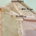 Teamolove Ready Stock Women Satin Mesh Low Waist Panties Ribbon Bow Mesh Open Hole. 
