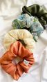 Random Scrunchies Pony Hair Ties Stylish Scrunchies For Girls High Quality Hair Accessories Mix Pack Of 5. 