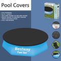 Bestway Pool Cover 58032, 8FT Swimming Fast Set 8' Pool Cover, Pool Clean, Protected, Rainproof, Dustproof, Outdoor Garden, Pool Swimming Sunblock Cover Ready For Summer, Kids, Girls & Boys Fast Set Pools. 