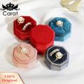 Carat Ring Box Elegant Couple Rings Box Dressing Table Jewelry Organizer. 