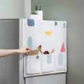 High-Quality Dust Proof Fridge Cover with large Pockets, Best Water and oil Proof Cover for Fridge, Multiple purpose Refrigerator Cover, Fridge Cover Sheet with Pockets Organizer. 