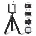 Mini Cell Phone Flexible Tripod Stand With Mobile Holder for All Smartphone. 