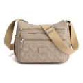 Women's Shoulder Crossbody Bag Waterproof Solid Color Black Pink Casual Handbag Messenger Bag. 