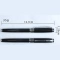 Office Black Chrome Metal Pen Metal Black Ink Fancy Pen Heavy Weighted Ballpoint Pen Family. 