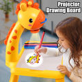Children Projection Drawing Board LED Projector Drawing Table Toys Kids Projector Painting Board Desk Projection Painting Toy Graffiti Early Education Writing Board Household Erasable Toys. 