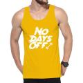 No Days Off Printed Sleeveless Inner Wear Basic Tank Sando Polyster Cotton Banyan For Men. 