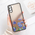 【2024】 For Samsung S24 S22 Ultra Case Cover Samsung Galaxy S23 Ultra S 22 S21 S20 FE S10 Note 20 10 Plus S8 Lavender Flowers Clear Case. 