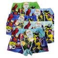 Foreign trade children's underwear boxer cartoon print boys Ben10 superman small children milk silk boxers batch. 