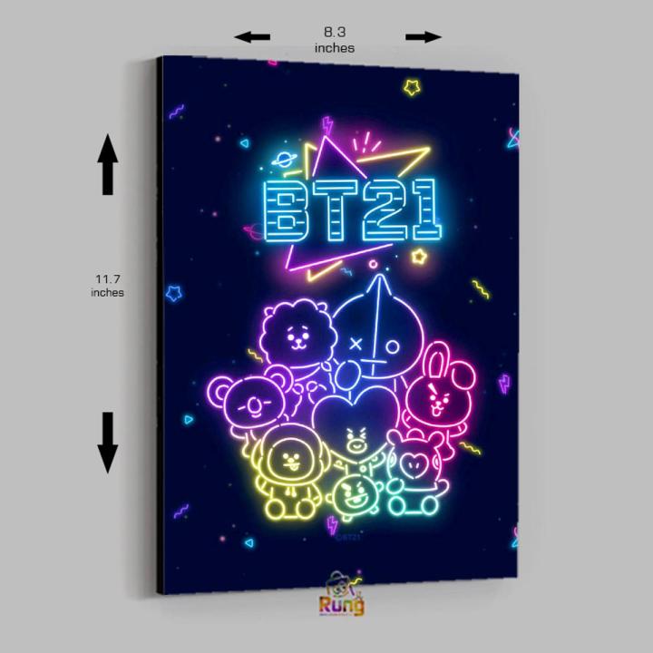 BT21 Wall Hang Frame