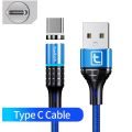 Data cable 5A super fast charging mobile phone data cable 360-degree magnetic charging cable data transmission cable. 