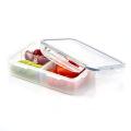 Rectangular Food Storage Container with Removable Divider Airtight Lunch Box 800ml. 