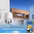 Outdoor PTZ IP Wireless Security Camera ,  Speed Dome 360°, WiFi CCTV ,Weatherproof -Color Night Vision. 
