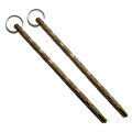 Wooden Azarband Stick - 2 Pc Stylish Nala Poni for Men and Women. 