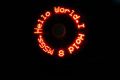 LED Programmable Message Fan with Customized Drawing - USB Powered LED USB Clock Fan with Real Time Display Function,Stocking Stuffers. 
