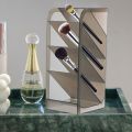 1pcs ergonomic desk storage box plastic rectangular organizing drawer organizer pen holder makeup tool organizer--transparent grey L. 