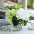 Techmanistan Clear Glass Vase, Round Glass Vase Bowl, Clear Glass Cylinder Vase, Round Vase for Floating Candles, Small Floral Glass Vase for Home Decor, Wedding Centerpiece (1 Piece). 