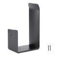 Wall Mount Heavy Duty Metal Under Table Gaming Headphone Stand Hand Bag Briefcase Under Table Hook Hanger. 