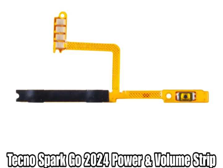 Tecno Spark Go 2024 OEM Power Button & Volume Button Flex Cable For Tecno Spark Go 2024