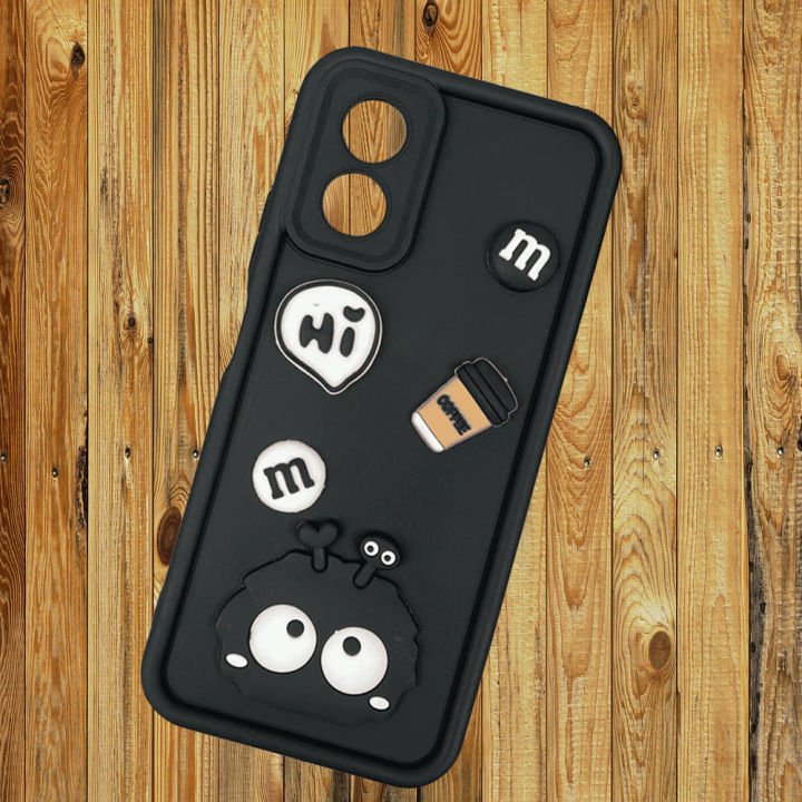 3D m&m icons Liquid silicon Case for Oppo A58