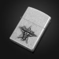 zorro Zorro Brass Kerosene Lighter Sticker ZP Wholesale Accessories Lighter Creative Personalized Decoration. 