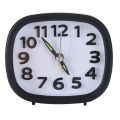 Alarm Analog Clock Beep Sounds Portable Silent Desktop Analog Clock. 