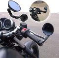 Cafe Racer Motorcycle Handle Bar Side Mirrors for Bike 2 Pcs Set. 