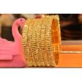 Desi Gold Plated Bangles. 